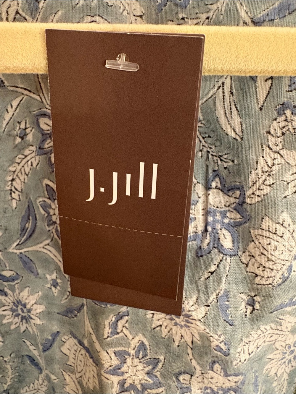 NWT J. Jill 100% Cotton Floral Kimono Style Wrap - Picture 6 of 8